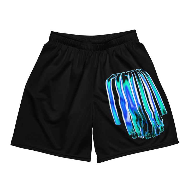 FL BRANDED - “ICE DRIPS” MESH SHORTS