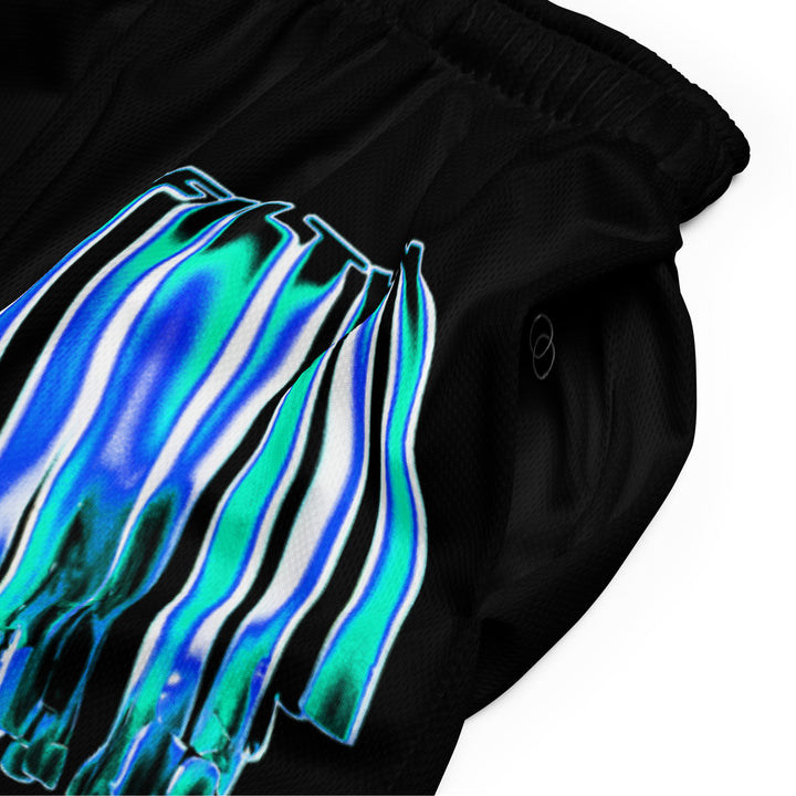 FL BRANDED - “ICE DRIPS” MESH SHORTS