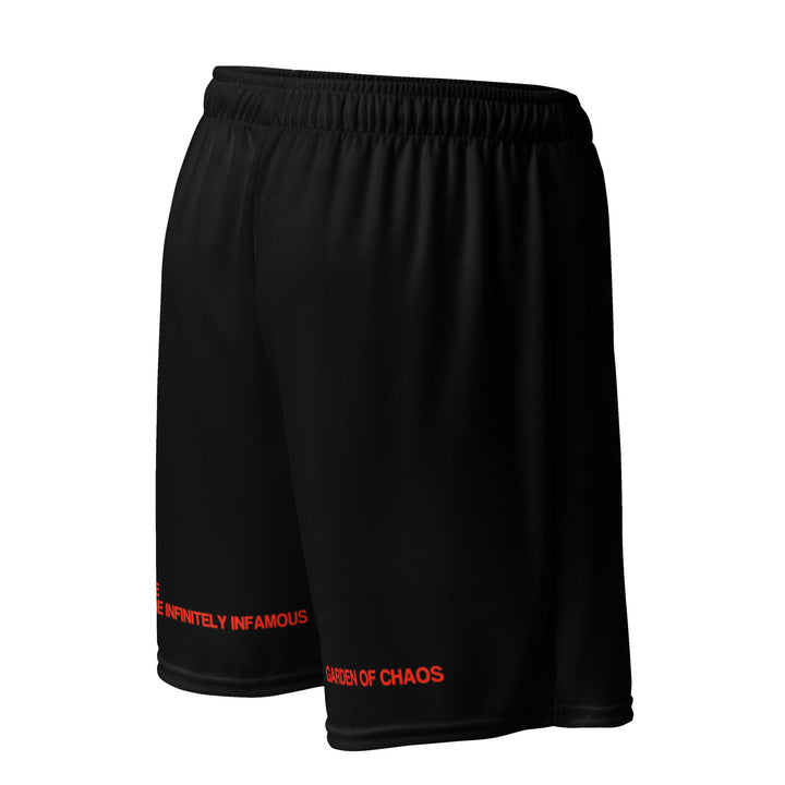 GARDEN OF CHAOS MESH SHORTS