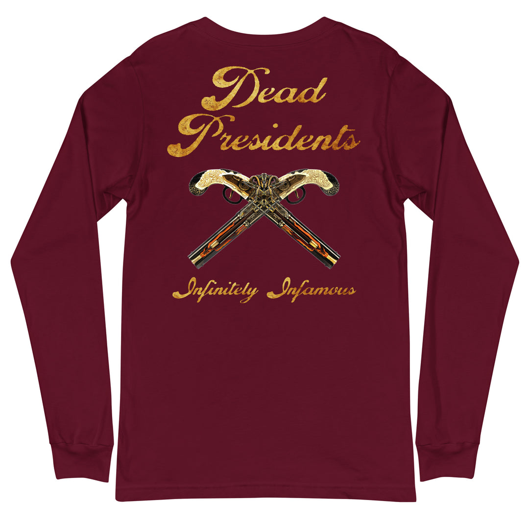 DEAD PRESIDENTS / WASHINGTON LONG SLEEVE T-SHIRT