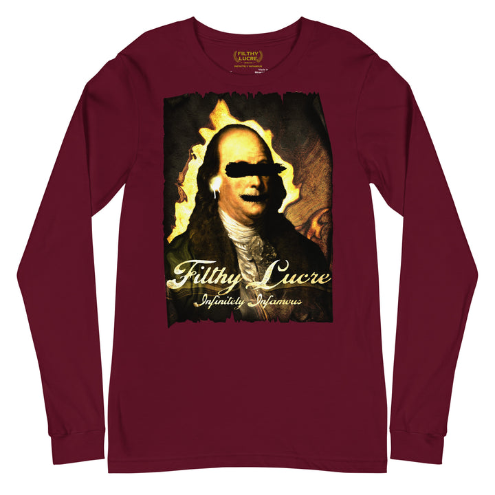 DEAD PRESIDENTS / FRANKLIN LONG SLEEVE T-SHIRT