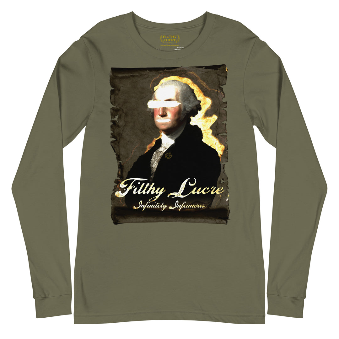 DEAD PRESIDENTS / WASHINGTON LONG SLEEVE T-SHIRT