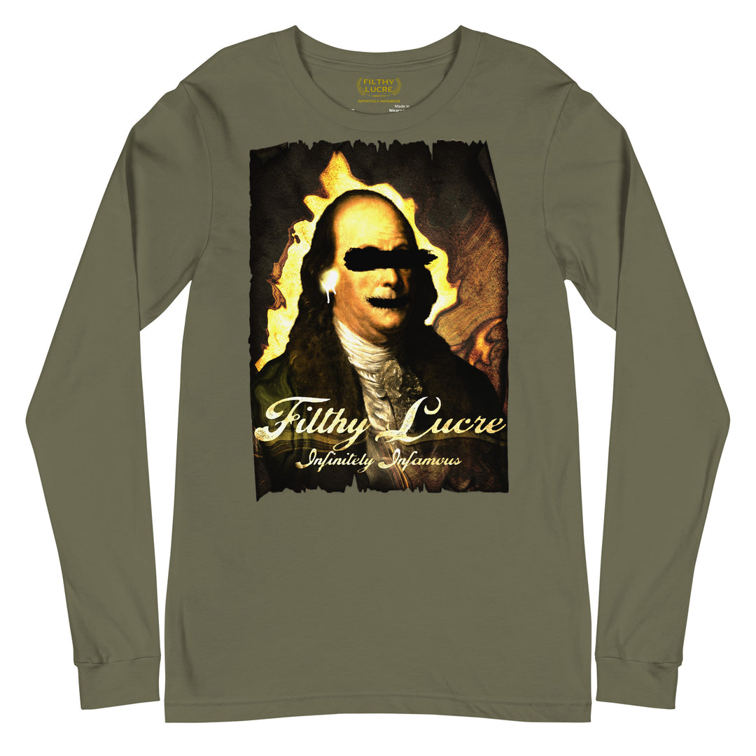 DEAD PRESIDENTS / FRANKLIN LONG SLEEVE T-SHIRT