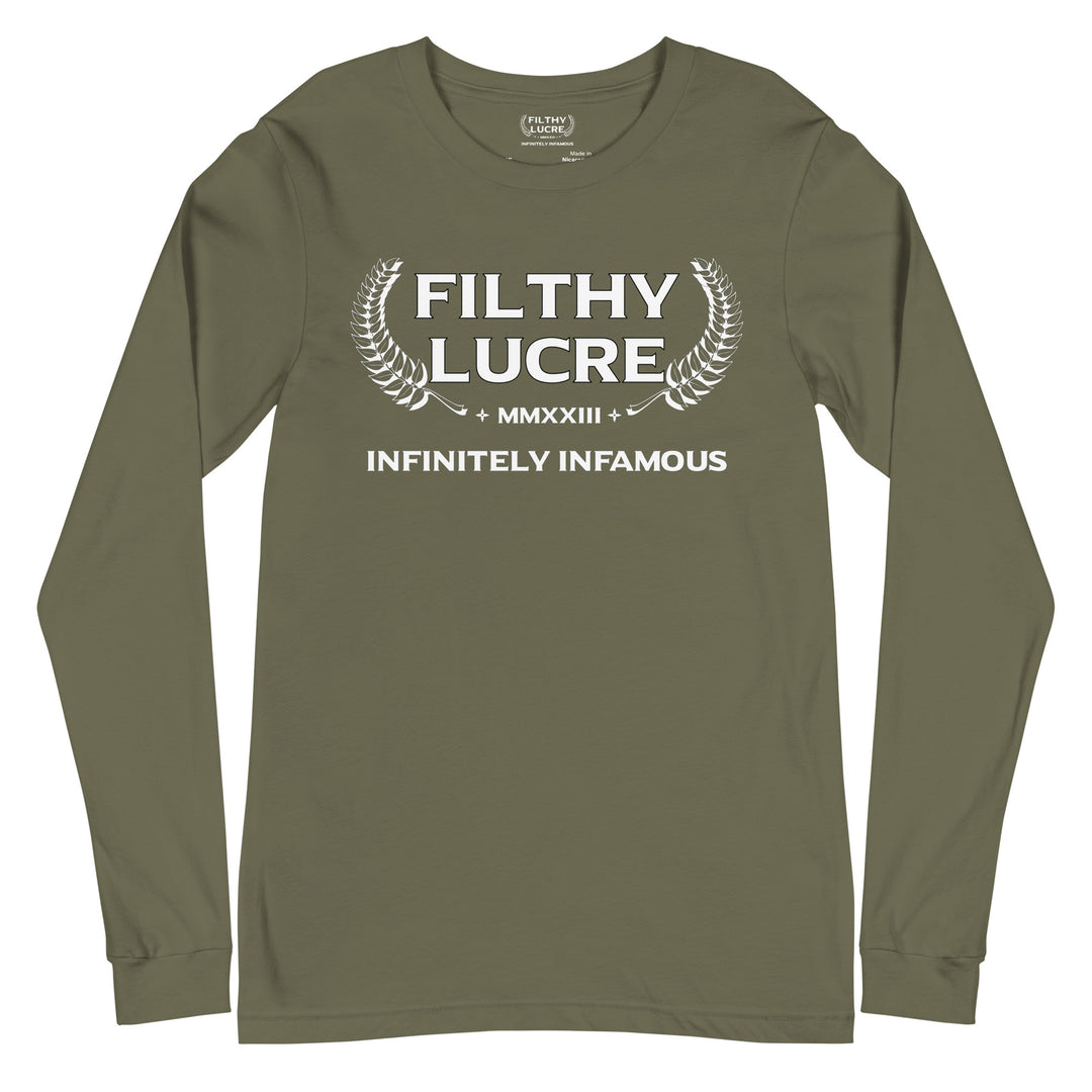 INFINITELY INFAMOUS INAUGURAL LONG SLEEVE T-SHIRT