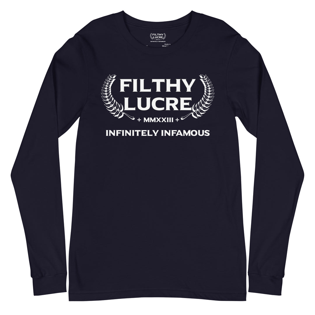 INFINITELY INFAMOUS INAUGURAL LONG SLEEVE T-SHIRT