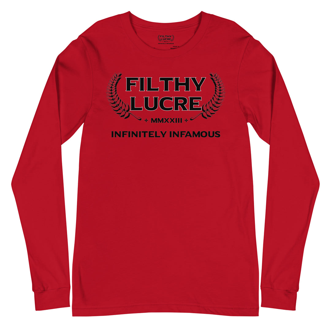 INFINITELY INFAMOUS INAUGURAL LONG SLEEVE T-SHIRT