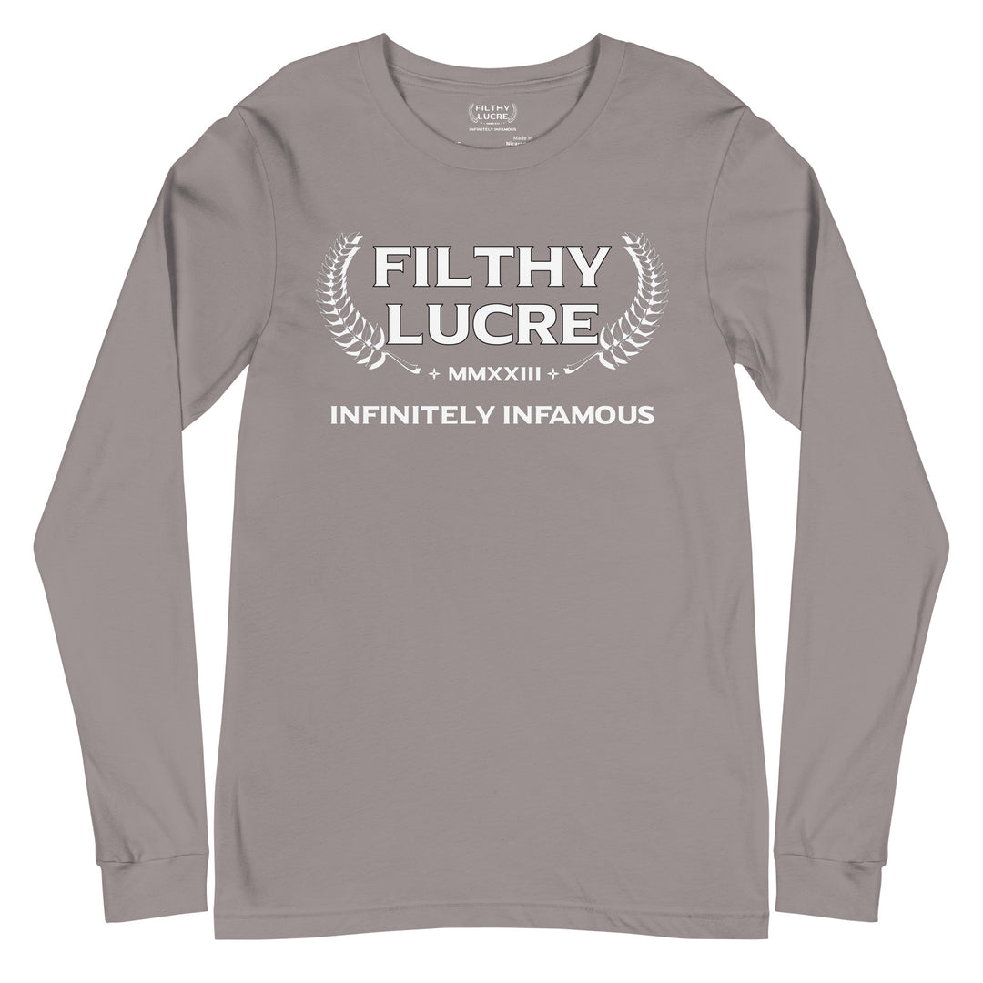 INFINITELY INFAMOUS INAUGURAL LONG SLEEVE T-SHIRT