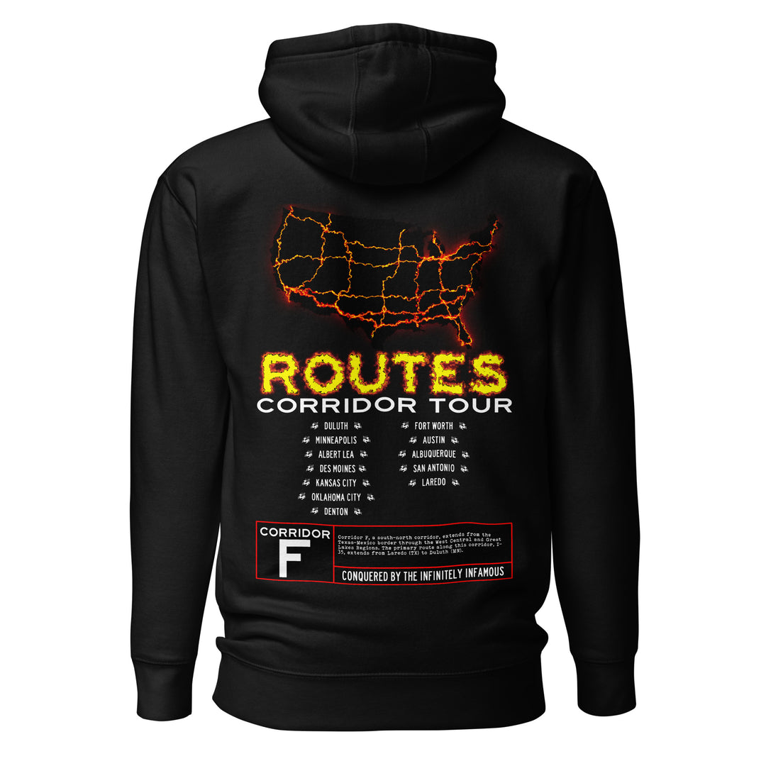 I-35 / CORRIDOR F HOODIE – ROUTES OF DESTINY