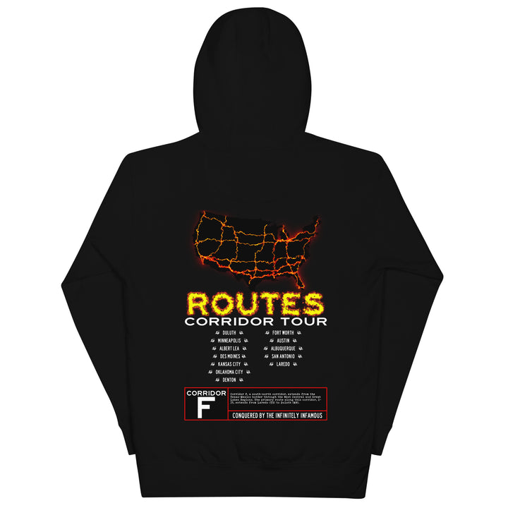 I-35 / CORRIDOR F HOODIE – ROUTES OF DESTINY