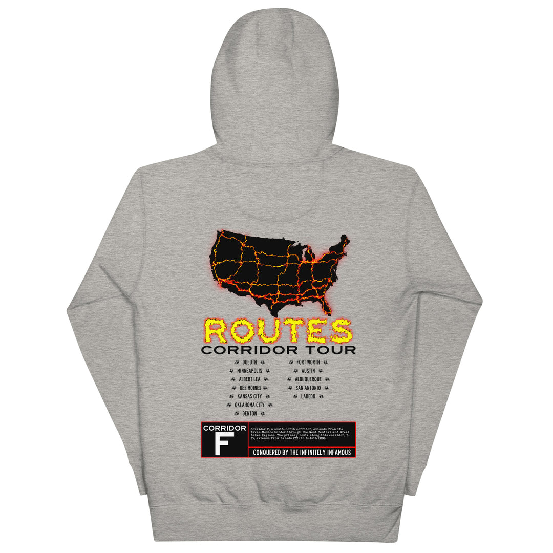 I-35 / CORRIDOR F HOODIE – ROUTES OF DESTINY