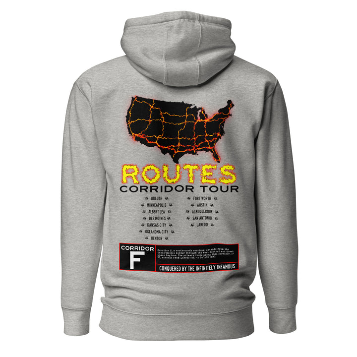 I-35 / CORRIDOR F HOODIE – ROUTES OF DESTINY