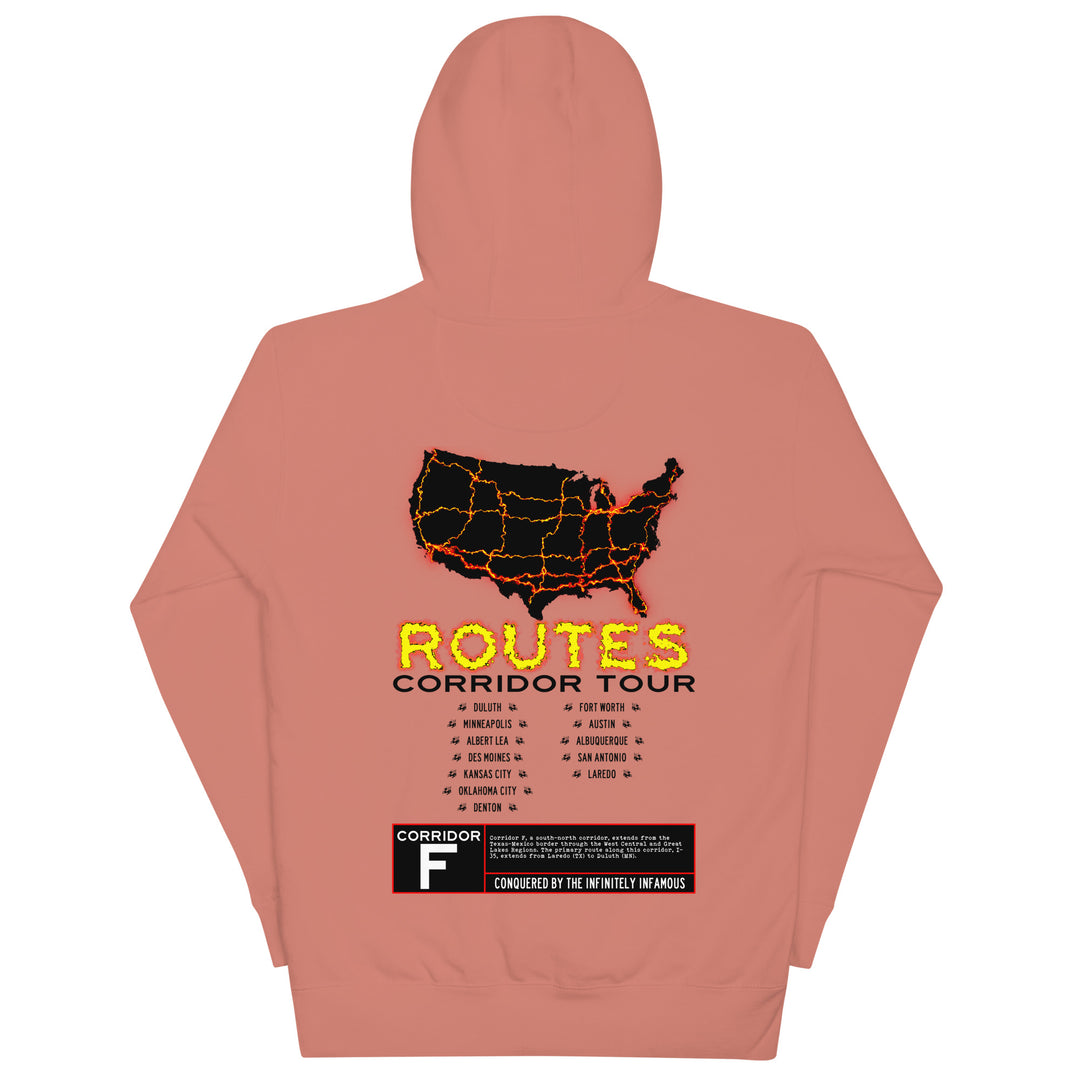 I-35 / CORRIDOR F HOODIE – ROUTES OF DESTINY