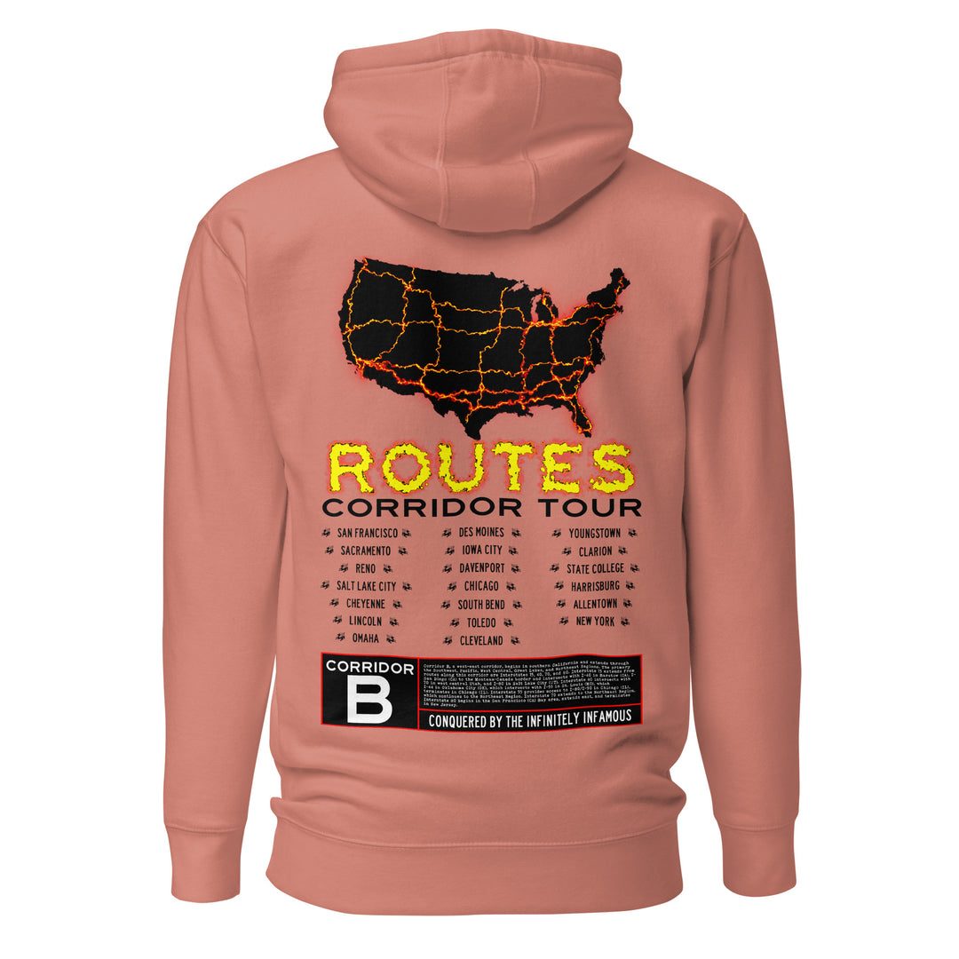 I-80 / CORRIDOR B HOODIE – ROUTES OF DESTINY