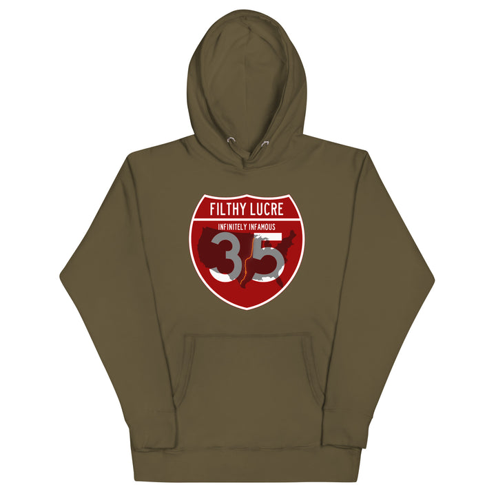 I-35 / CORRIDOR F HOODIE – ROUTES OF DESTINY