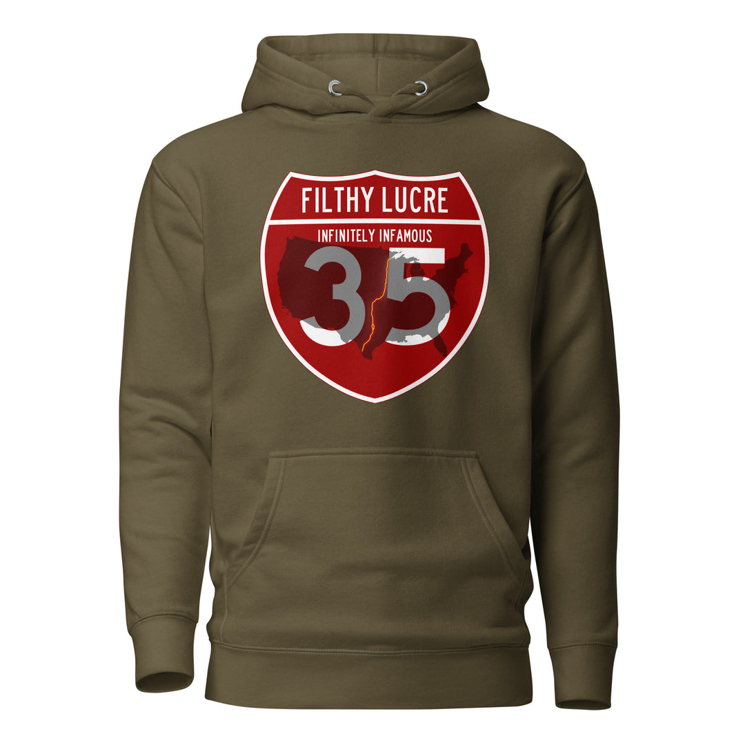 I-35 / CORRIDOR F HOODIE – ROUTES OF DESTINY