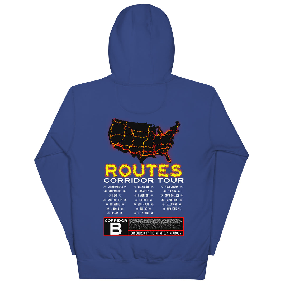 I-80 / CORRIDOR B HOODIE – ROUTES OF DESTINY