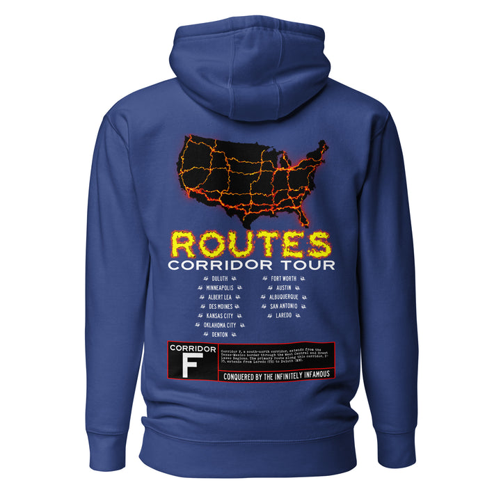 I-35 / CORRIDOR F HOODIE – ROUTES OF DESTINY