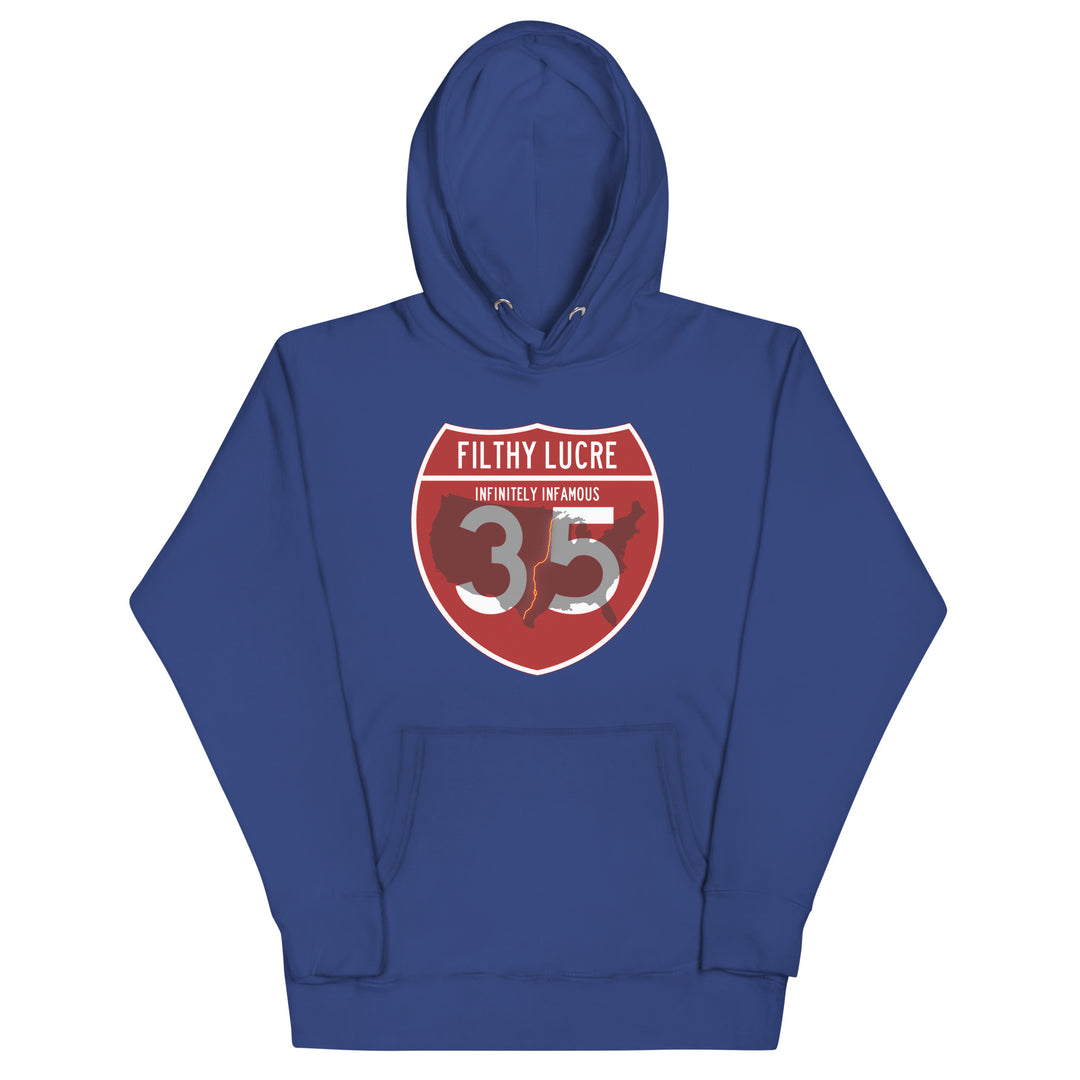 I-35 / CORRIDOR F HOODIE – ROUTES OF DESTINY