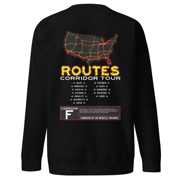 I-35 / CORRIDOR F SWEATSHIRT – ROUTES OF DESTINY