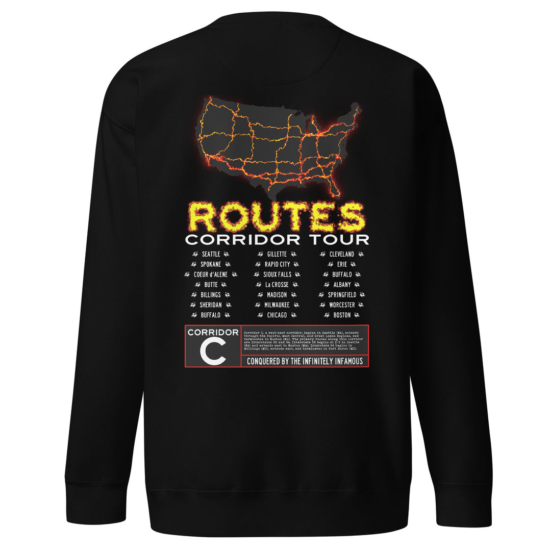 I-90 / CORRIDOR C SWEATSHIRT – ROUTES OF DESTINY