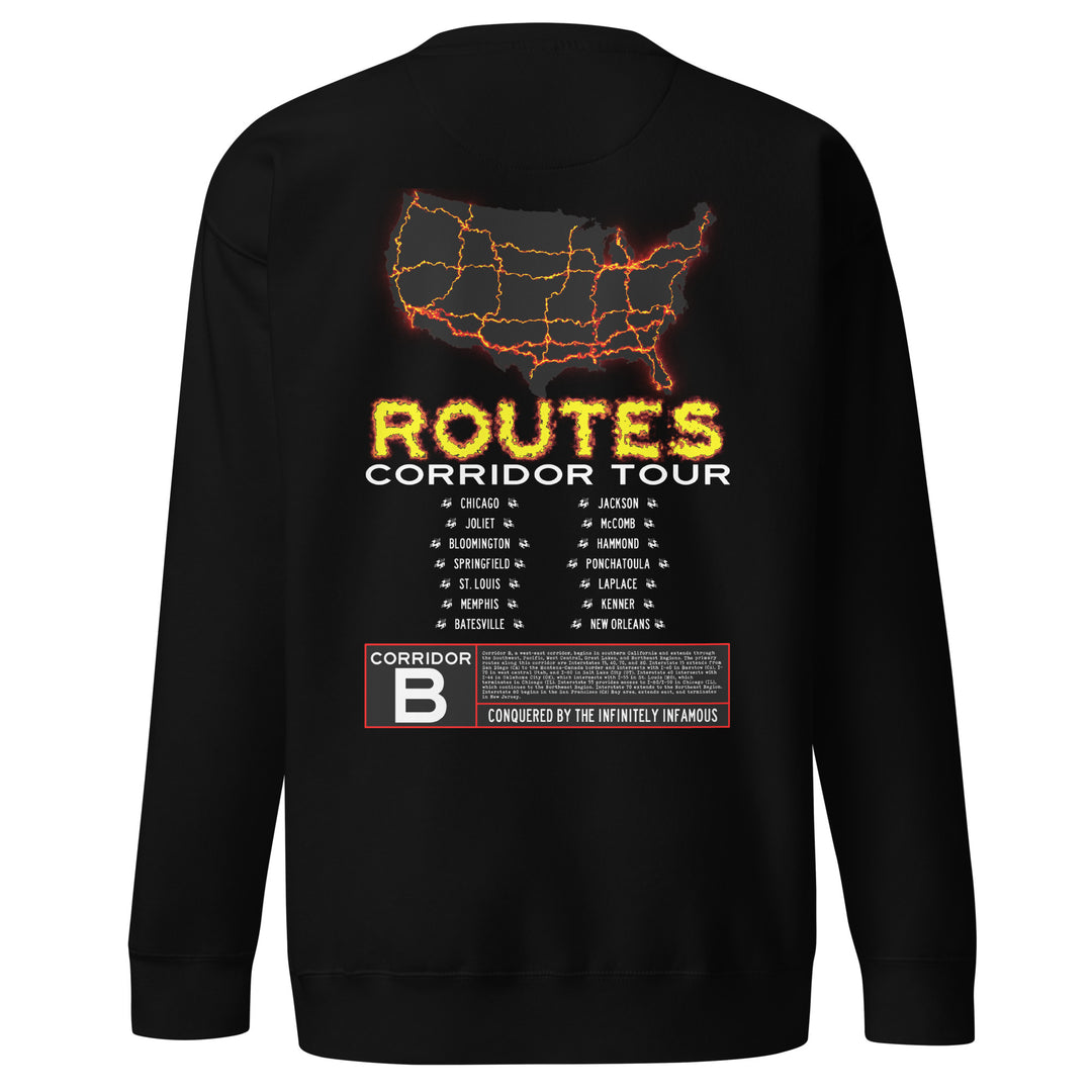 I-55 / CORRIDOR B SWEATSHIRT – ROUTES OF DESTINY