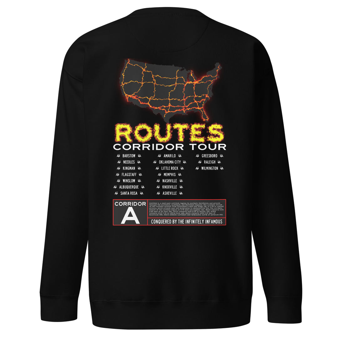 I-40 / CORRIDOR A SWEATSHIRT – ROUTES OF DESTINY