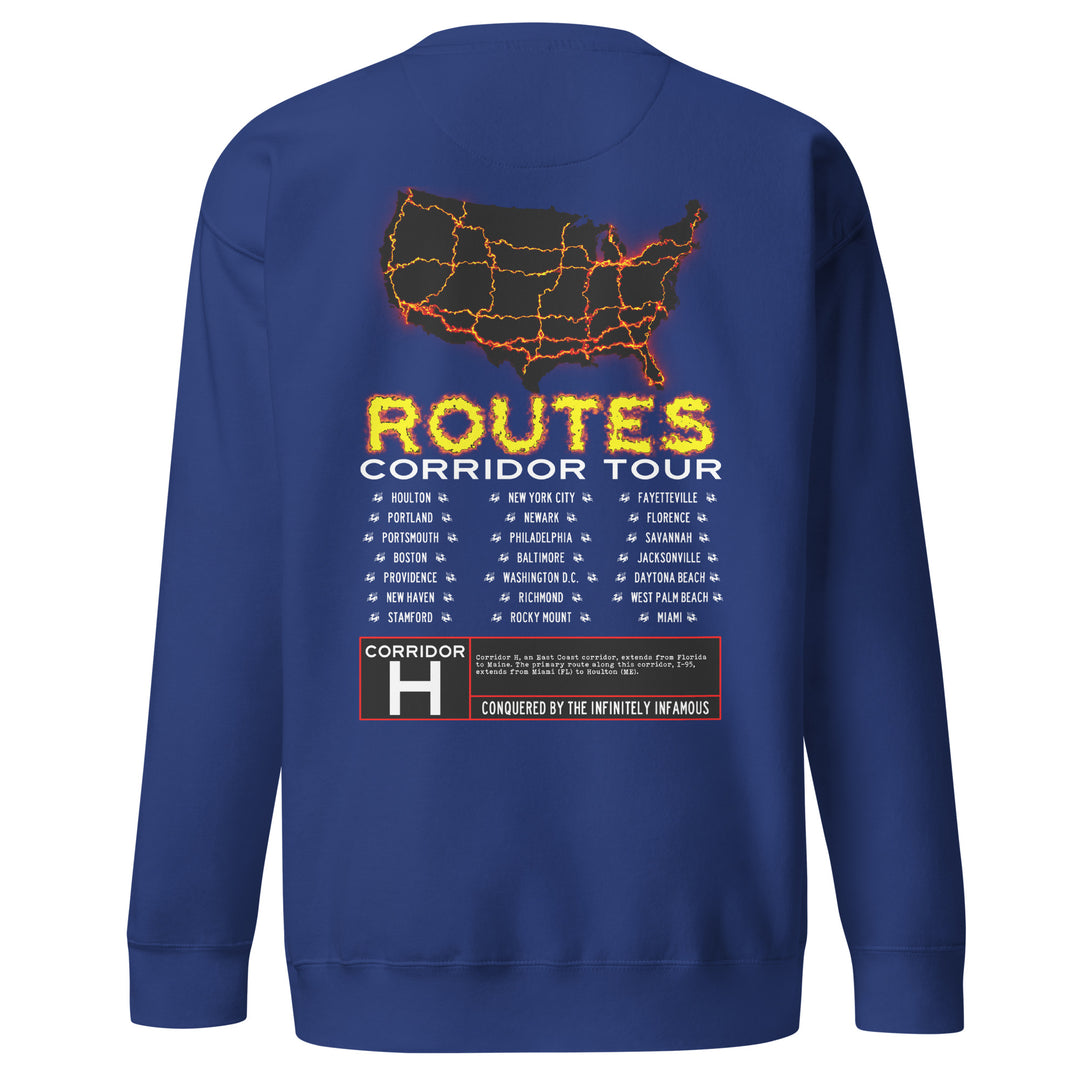 I-95 / CORRIDOR H SWEATSHIRT – ROUTES OF DESTINY