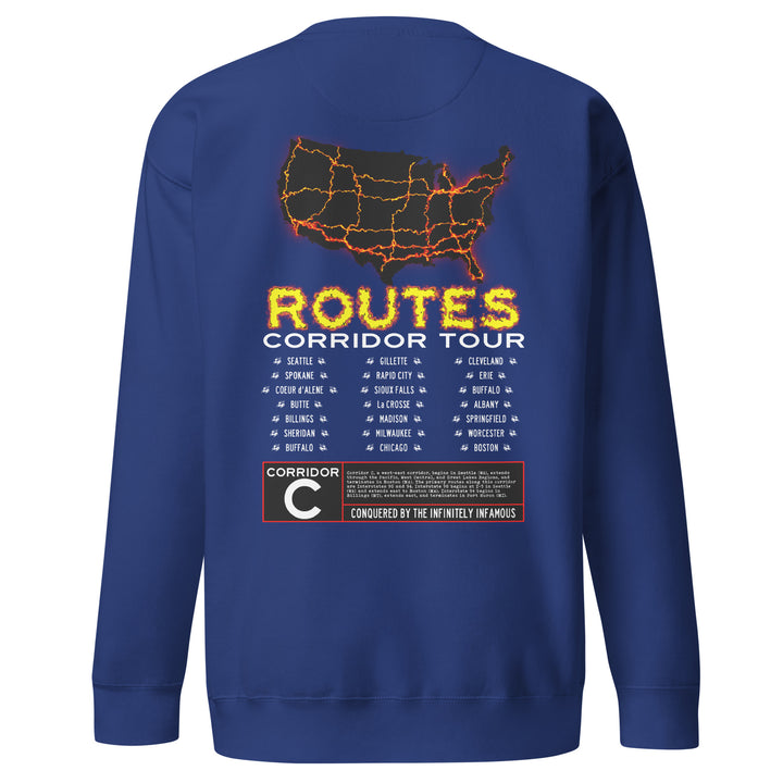 I-90 / CORRIDOR C SWEATSHIRT – ROUTES OF DESTINY