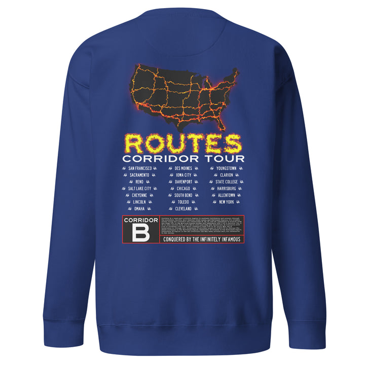 I-80 / CORRIDOR B SWEATSHIRT – ROUTES OF DESTINY