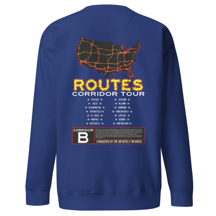 I-55 / CORRIDOR B SWEATSHIRT – ROUTES OF DESTINY