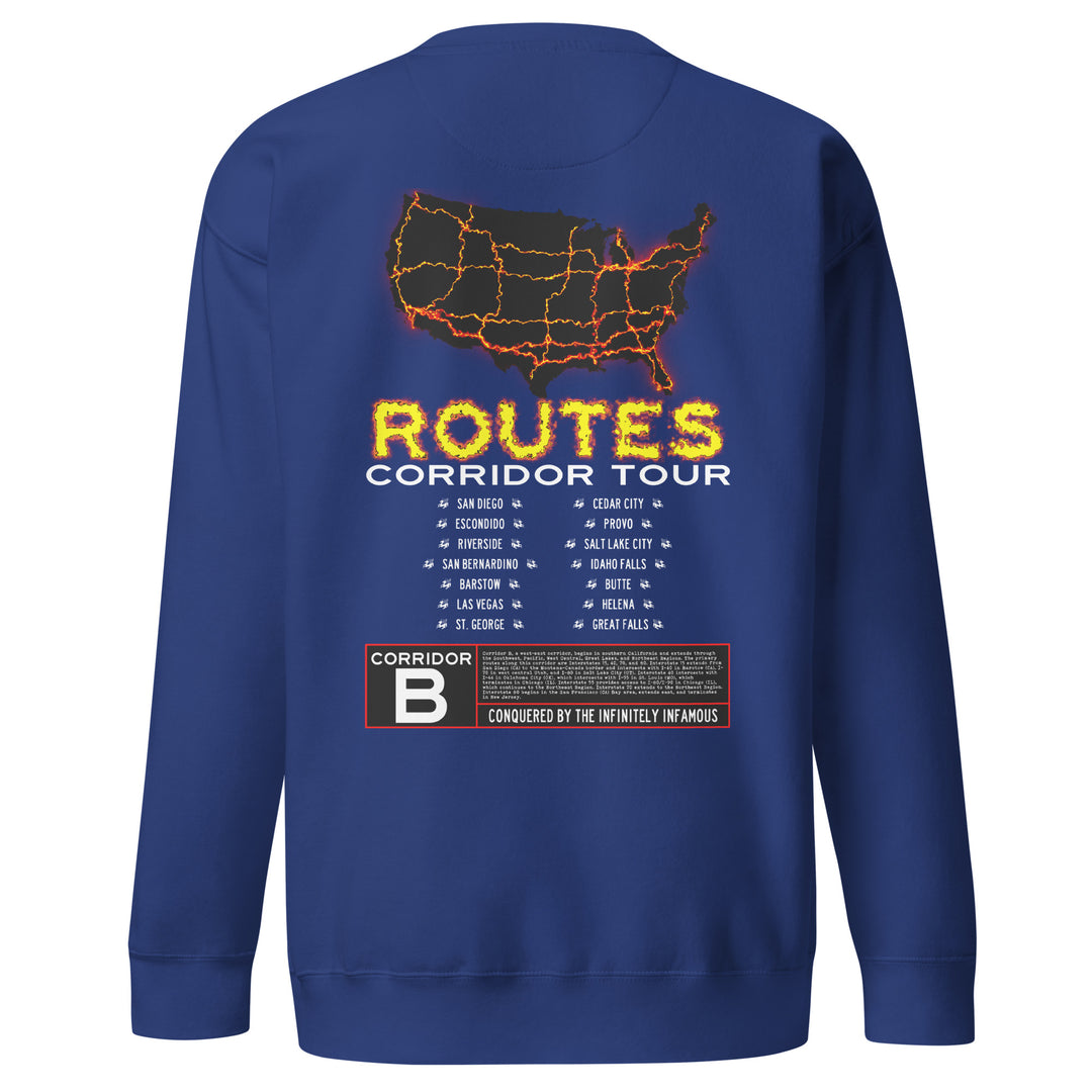 I-15 / CORRIDOR B SWEATSHIRT – ROUTES OF DESTINY