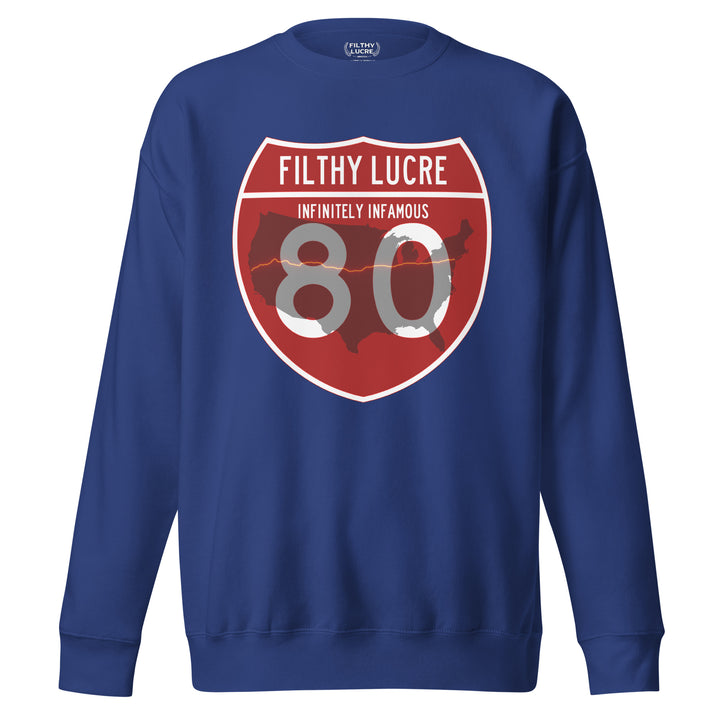 I-80 / CORRIDOR B SWEATSHIRT – ROUTES OF DESTINY