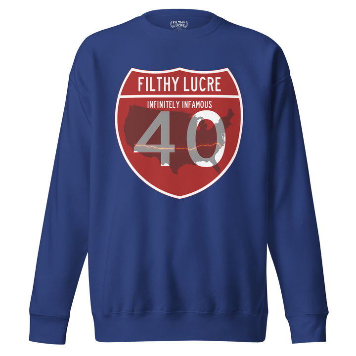 I-40 / CORRIDOR A SWEATSHIRT – ROUTES OF DESTINY