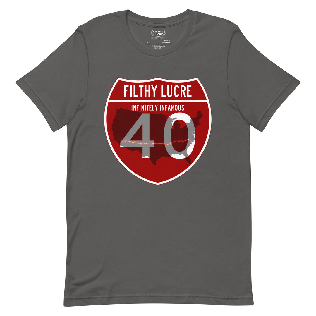 I-40 / CORRIDOR A T-SHIRT – ROUTES OF DESTINY