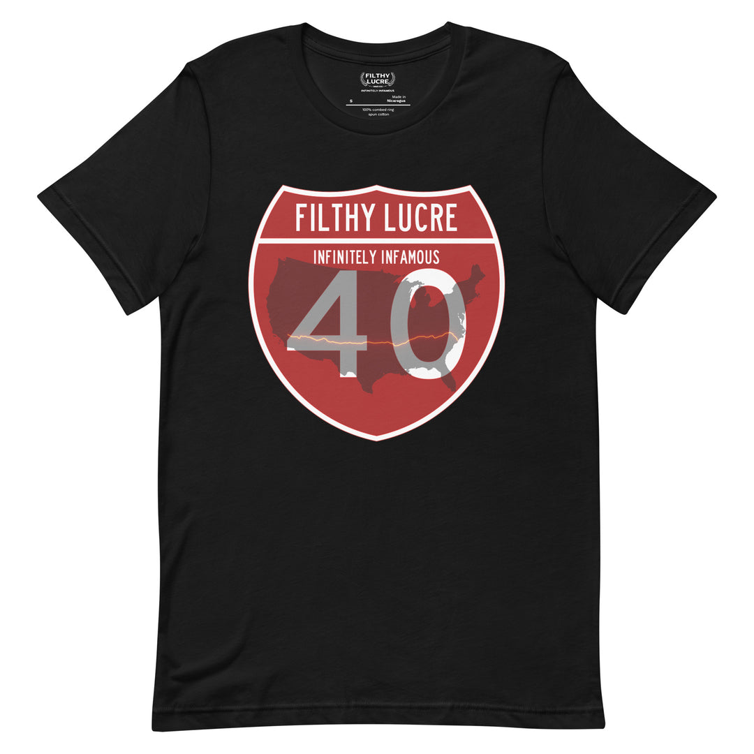 I-40 / CORRIDOR A T-SHIRT – ROUTES OF DESTINY