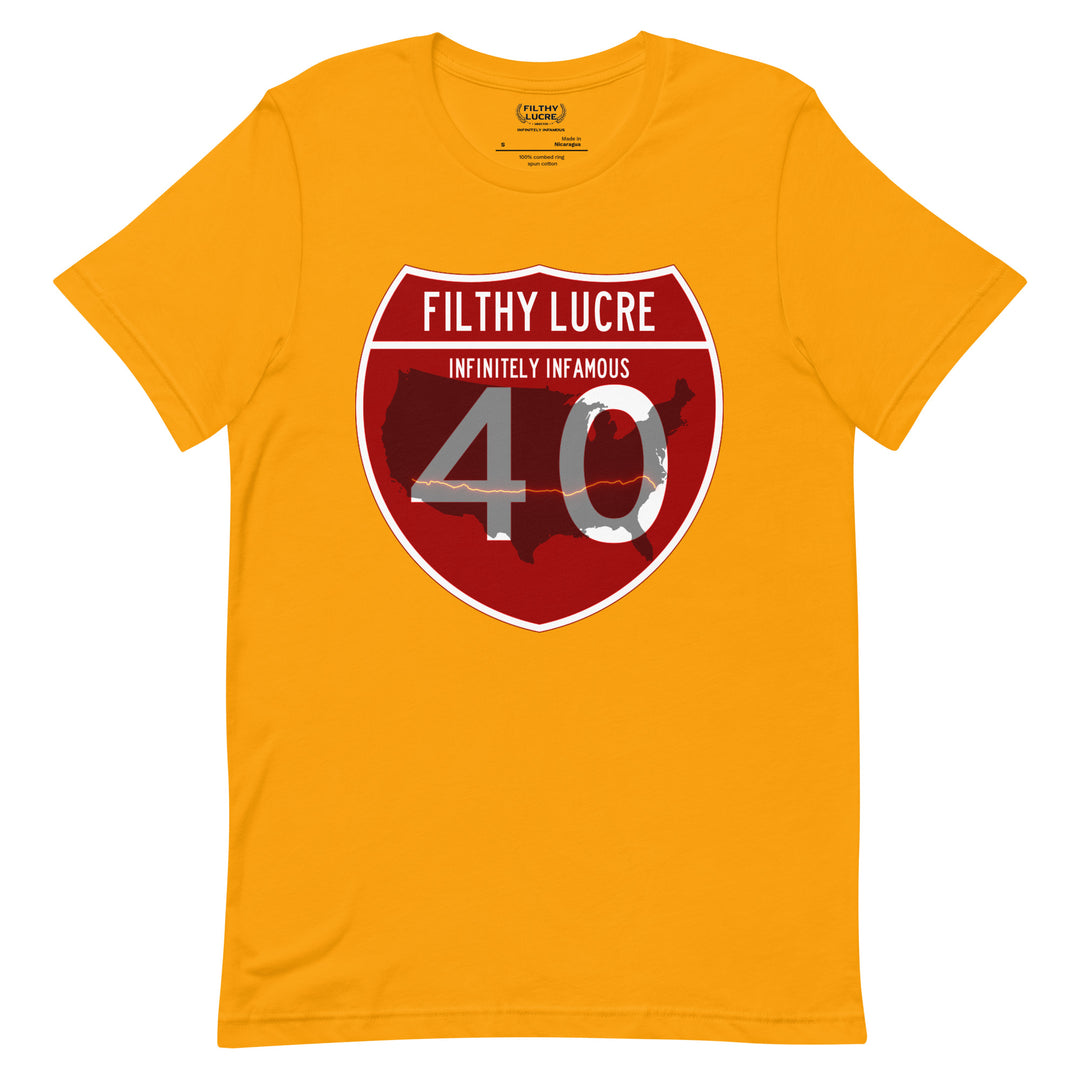 I-40 / CORRIDOR A T-SHIRT – ROUTES OF DESTINY