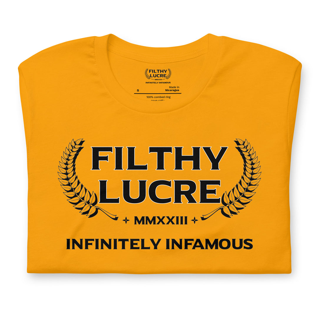 INFINITELY INFAMOUS INAUGURAL T-SHIRT