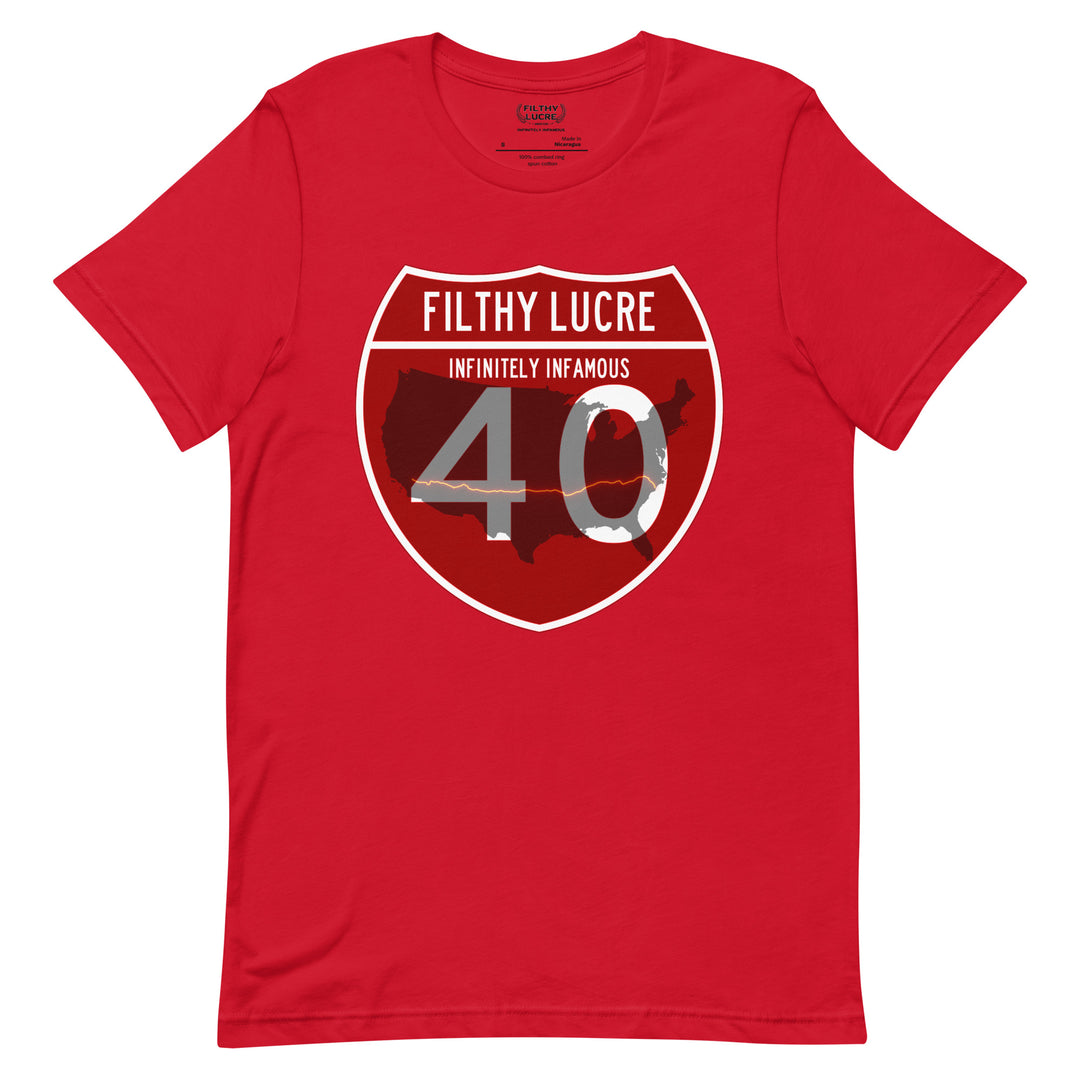 I-40 / CORRIDOR A T-SHIRT – ROUTES OF DESTINY