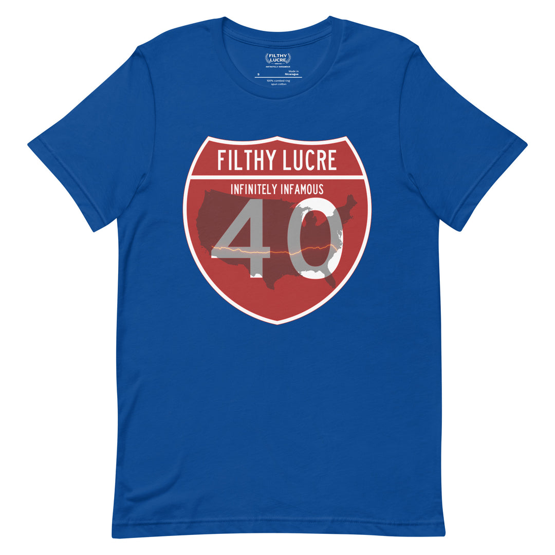 I-40 / CORRIDOR A T-SHIRT – ROUTES OF DESTINY